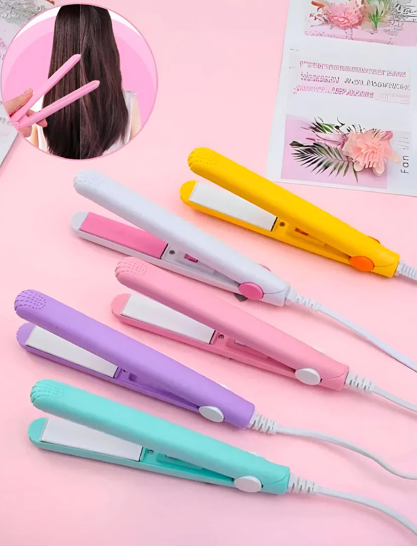 Mini Portable Hair Straightener – Travel-Friendly, Fast Heating & Smooth Styling